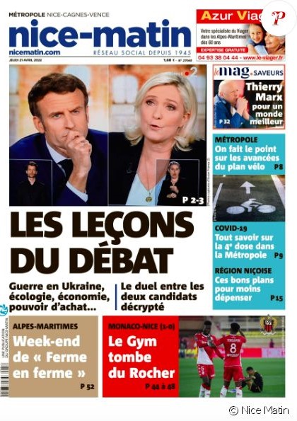 NICE MATIN – Analyse du débat d’entre deux tours