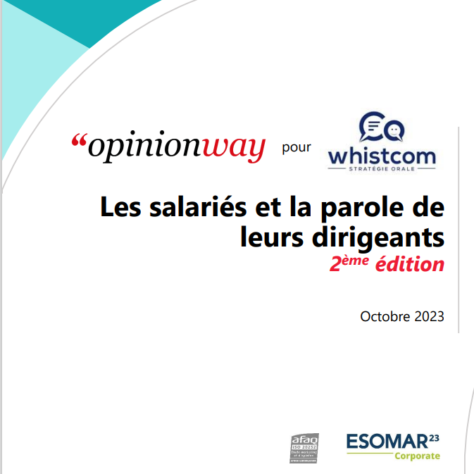 BAROMETRE 2023 – « Les salariés et la parole de leurs dirigeants »